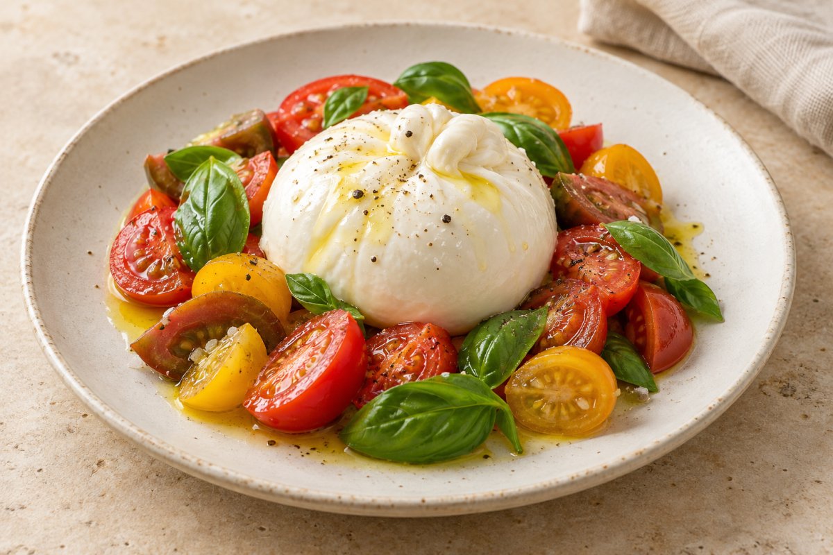 Burrata e pomodori